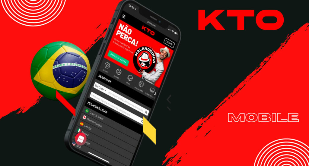 o aplicativo de apostas móveis ainda não está disponível no KTO